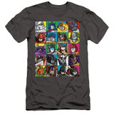 Transformers Transformer Squares Adult 30/1 T-Shirt Classic Charcoal