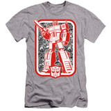 Transformers Autobot Premium Adult 30/1 T-Shirt Athletic Heather