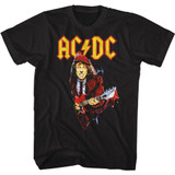 AC/DC Guitar Drip Black Adult T-Shirt