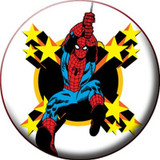 Spiderman Spidey Stars Button Pin