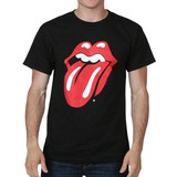 Rolling Stones Classic Logo Tongue Black T-Shirt