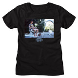 Ferris Bueller's Day Off Diving Board Black Women's T-Shirt
