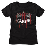 Carrie Qween Carrie Black Women's T-Shirt