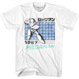 Mega Man Mega Man 87 White Adult T-Shirt