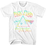 Pink Floyd Pastel Rainbow White Adult T-Shirt