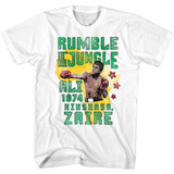 Muhammad Ali Rumble Jungle White T-Shirt