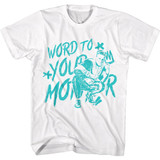 Vanilla Ice Blu Word To Your Mother White T-Shirt