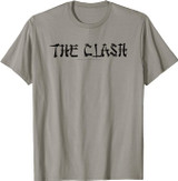 The Clash Give 'Em Enough Rope Black Logo T-Shirt Slate