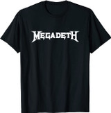 Megadeth White Logo T-Shirt