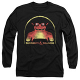 Dungeons and Dragons Old School Long Sleeve Adult 18/1 T-Shirt Black