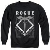 Dungeons and Dragons Rogue Adult Crewneck Sweatshirt Black