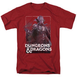 Dungeons and Dragons Master Mindflayer Adult 18/1 T-Shirt Cardinal