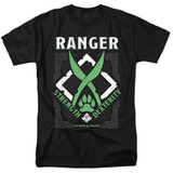 Dungeons and Dragons Ranger Adult 18/1 T-Shirt Black