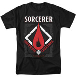 Dungeons and Dragons Sorcerer Adult 18/1 T-Shirt Black