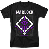 Dungeons and Dragons Warlock Adult 18/1 T-Shirt Black
