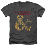 Dungeons and Dragons Dungeon Master Adult Heather T-Shirt Black