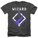 Dungeons and Dragons Wizard Adult Heather T-Shirt Black