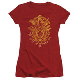 Dungeons and Dragons Tryanny Of Dragons Junior Women's Sheer T-Shirt Cardinal