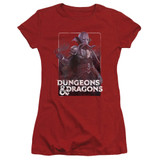 Dungeons and Dragons Master Mindflayer Junior Women's Sheer T-Shirt Cardinal