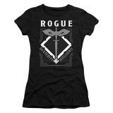 Dungeons and Dragons Rogue Junior Women's Sheer T-Shirt Black