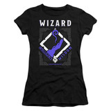 Dungeons and Dragons Wizard Junior Women's Sheer T-Shirt Black