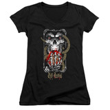 Dungeons and Dragons Lich For Chaos Junior Women's V-Neck T-Shirt Black