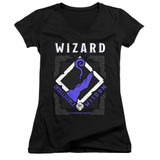 Dungeons and Dragons Wizard Junior Women's V-Neck T-Shirt Black