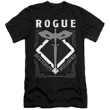 Dungeons and Dragons Rogue Premium Slim Fit Adult 30/1 T-Shirt Black