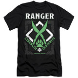 Dungeons and Dragons Ranger Adult Premium 30/1 T-Shirt Black