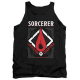 Dungeons and Dragons Sorcerer Adult Tank Top Black