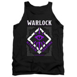 Dungeons and Dragons Warlock Adult Tank Top Black