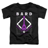 Dungeons and Dragons Bard Toddler T-Shirt Black