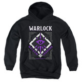 Dungeons and Dragons Warlock Youth Pullover Hoodie Sweatshirt Black