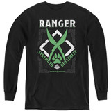 Dungeons and Dragons Ranger Youth Long Sleeve T-Shirt Black
