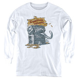 Dungeons and Dragons Donations Welcome Mimic Youth Long Sleeve T-Shirt White
