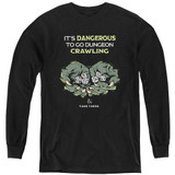 Dungeons and Dragons Dangerous To Go Alone Youth Long Sleeve T-Shirt Black