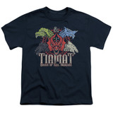 Dungeons and Dragons Tiamat Queen Of Evil Youth 18/1 T-Shirt Navy