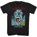 Hammer Horror Vampire Circus Moth Black Adult T-Shirt
