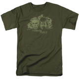 Delta Force Explosion Adult 18/1 T-Shirt Military Green
