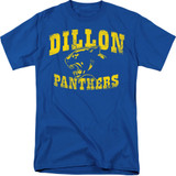 Friday Night Lights Panthers Adult 18/1 T-Shirt Royal Blue