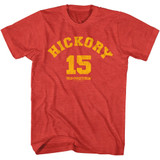 Hoosiers Hickory 15 Red Heather Adult T-Shirt