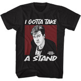 Ferris Bueller's Day Off Gotta Take a Stand Black Adult T-Shirt