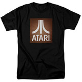 Atari Classic Wood Square Adult 18/1 T-Shirt Black