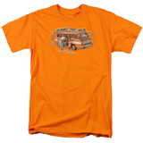 Chevrolet Greenbrier Corvair Sport Wagon Adult 18/1 T-Shirt Orange