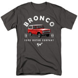 Ford Bronco Bronco Illustrated Adult 18/1 T-Shirt Charcoal