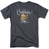 White Castle Craver Adult 18/1 T-Shirt Charcoal