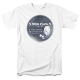 White Castle National Institution Adult 18/1 T-Shirt White