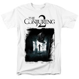 The Conjuring 2 Poster Adult 18/1 T-Shirt White