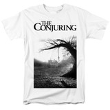 The Conjuring Poster Adult 18/1 T-Shirt White