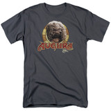 The Dark Crystal Aughra Circle Adult 18/1 T-Shirt Charcoal